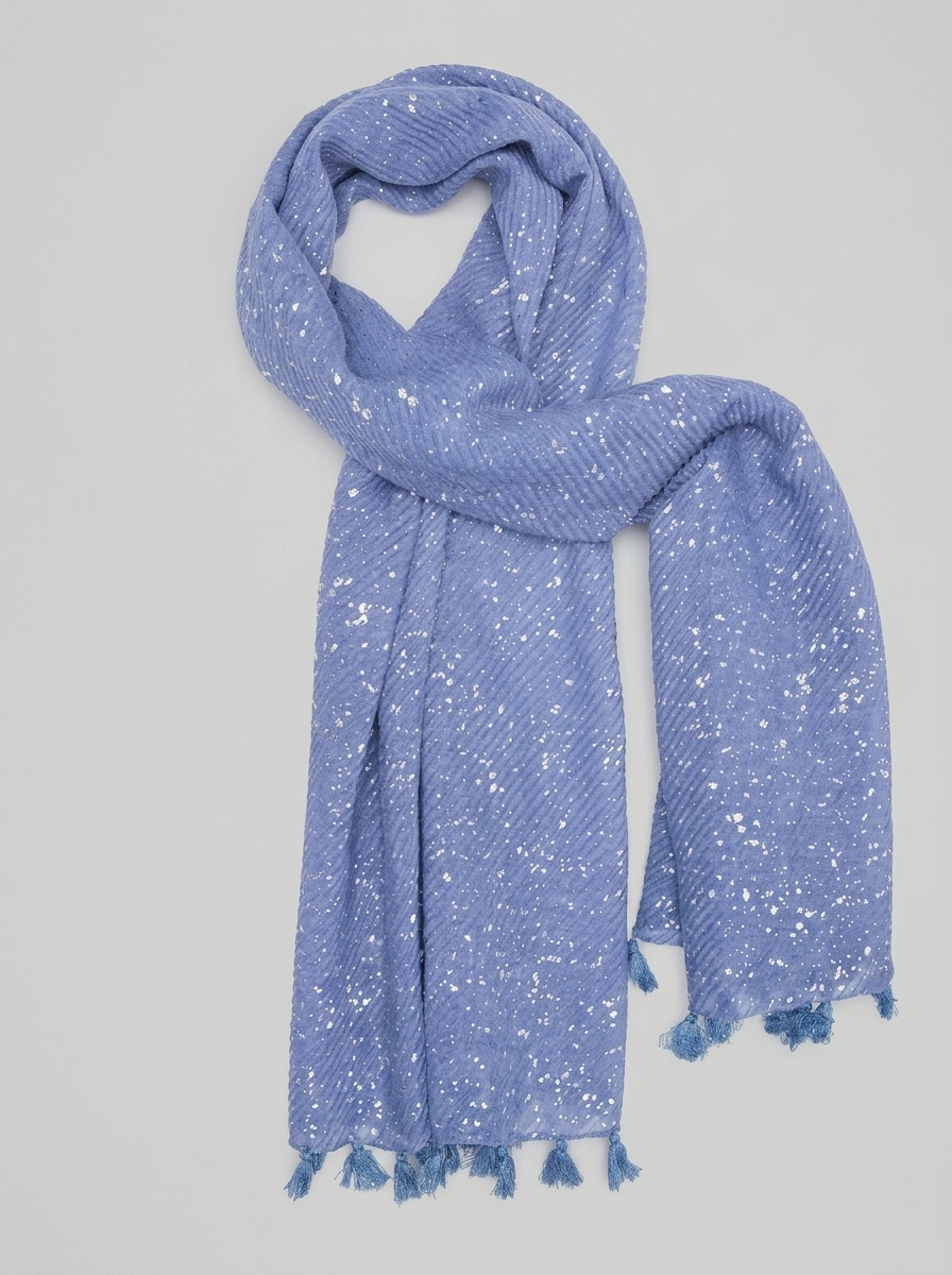 Foulard Lurex — avec Franges