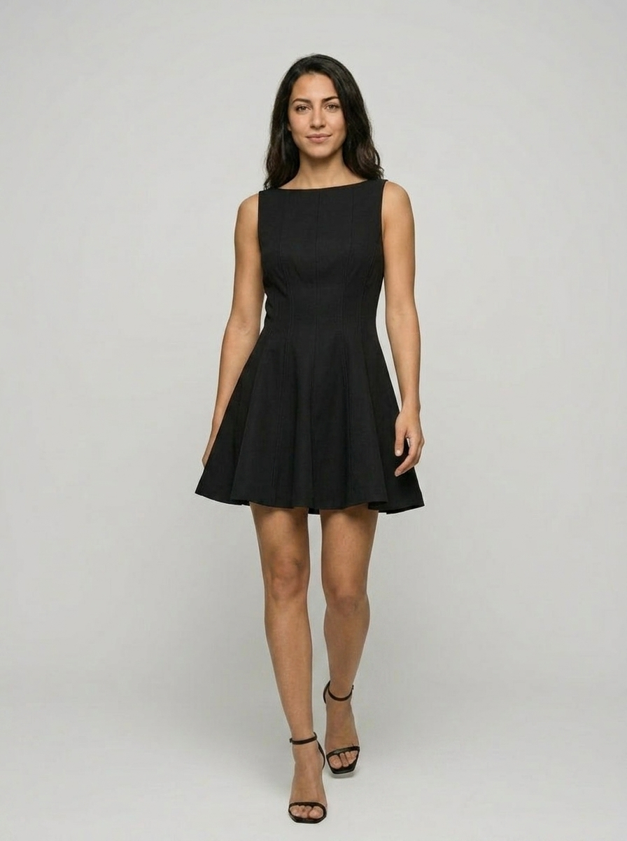 Robe Iraklia — Mini Évasée Ajustée