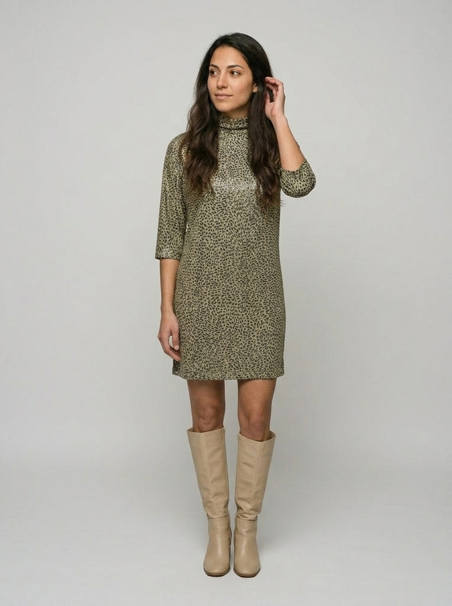 Robe Donousa — Mini Col Roulé