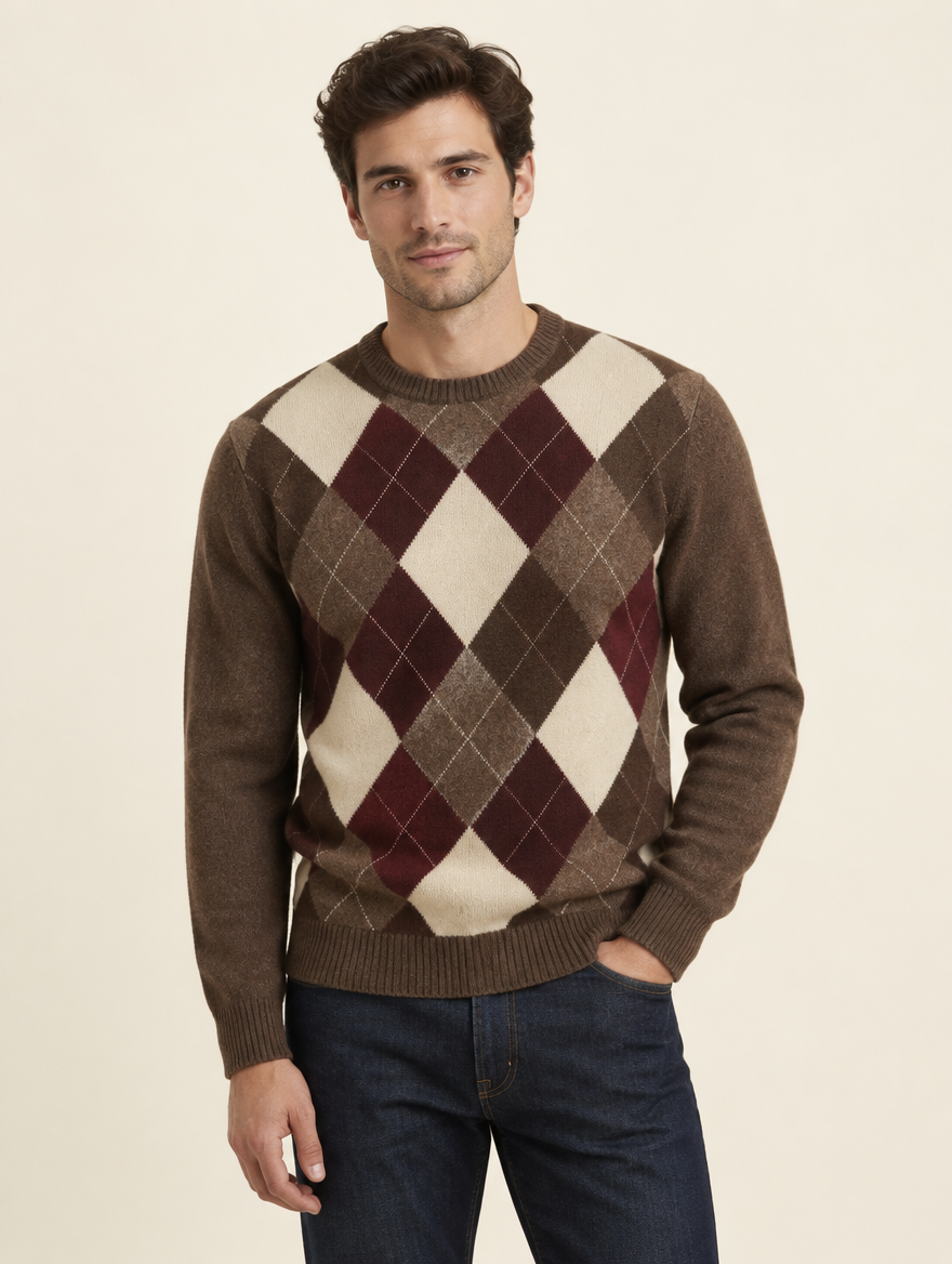 Pull Argyle Tinos — Homme