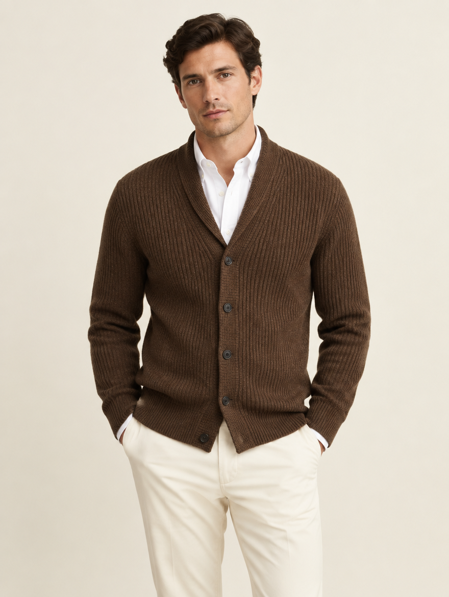 Cardigan Milos — Homme Boutonné