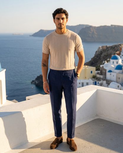 T-Shirt Tricote a Cotes