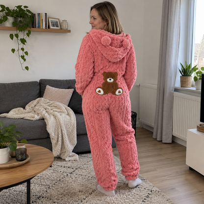 CâlinOurs™ – Pyjama ultra-doux à capuche.