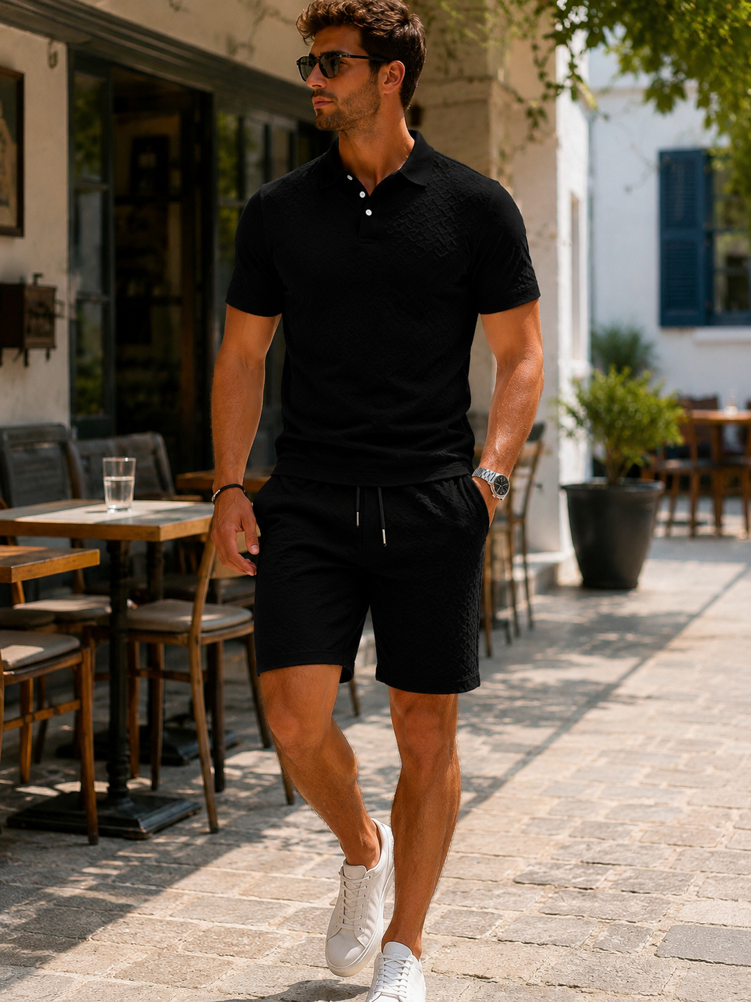 Élias™ | Ensemble Polo et Short Élégant