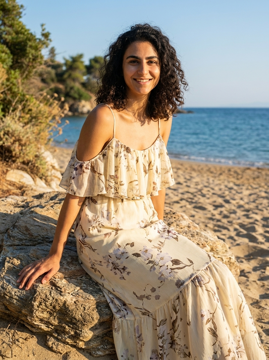 Robe Skiathos — Florale
