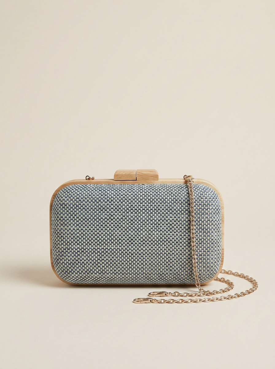 Clutch Τσάντα — Ψάθινη Πλεκτή