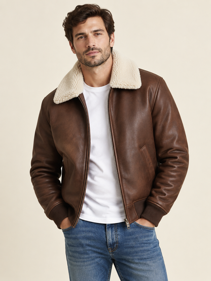 Blouson Aviateur Icare — Col Sherpa