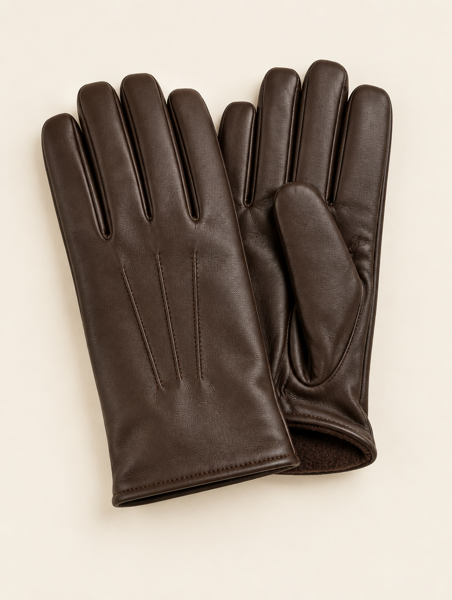 Gants Aspect Cuir Larissa — Homme