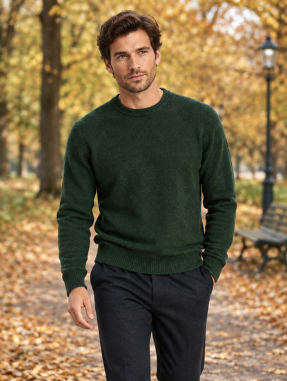 Pull Col Rond Paros — Effet Laine