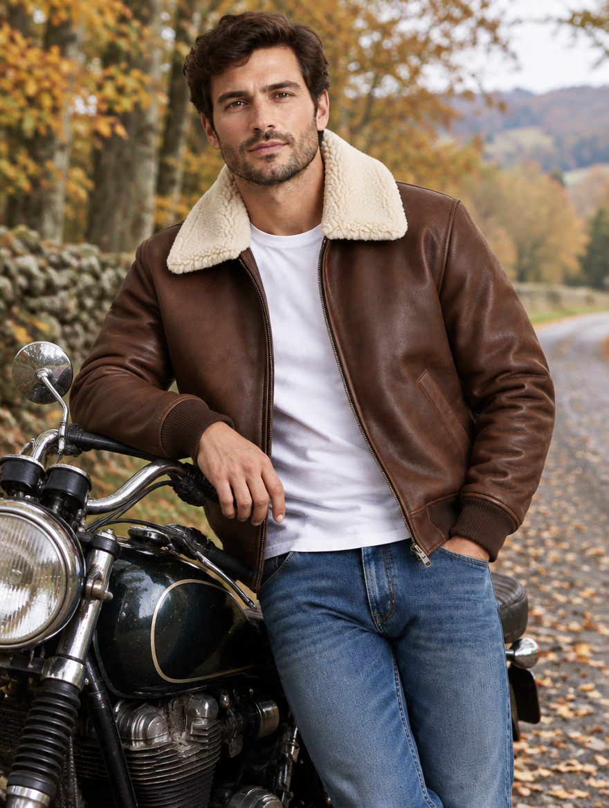 Blouson Aviateur Icare — Col Sherpa
