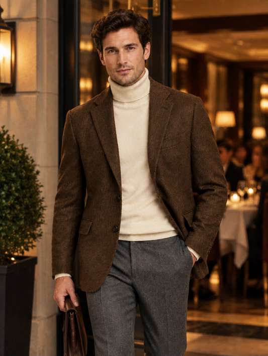 Blazer Ithaque — Effet Laine
