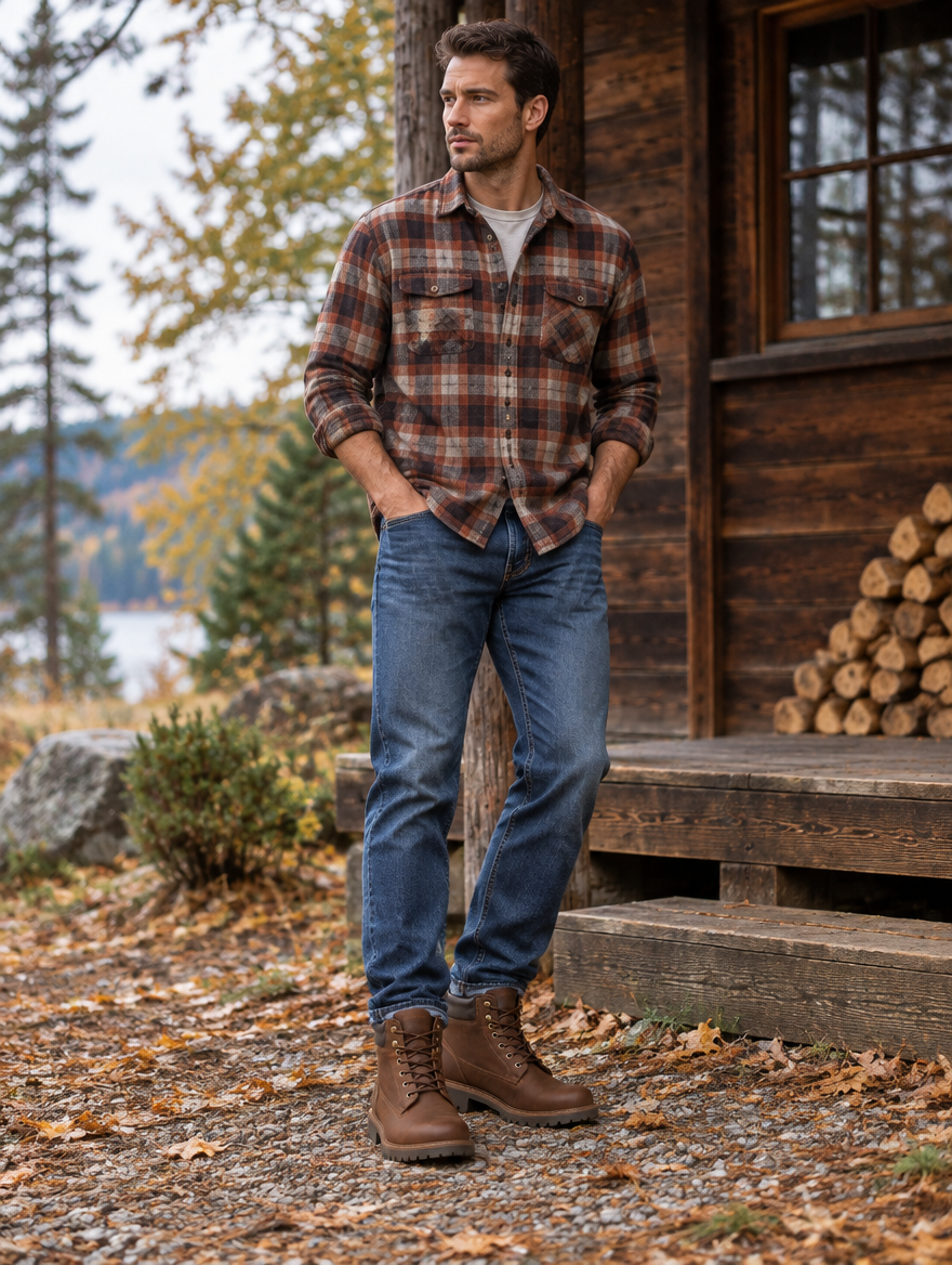 Boots à Lacets Drama — Homme