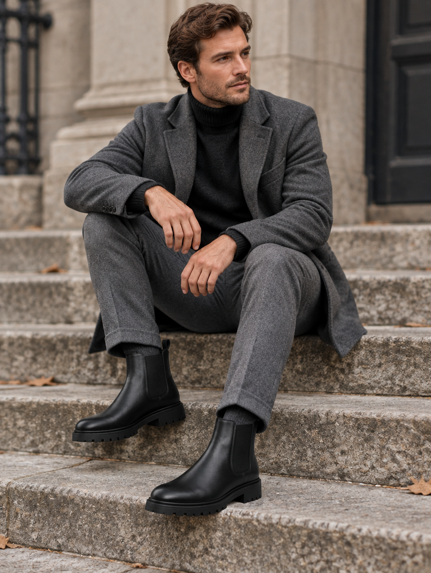 Chelsea Boots Kavala — Noir