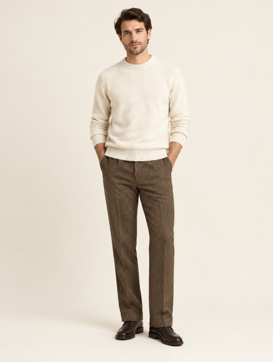 Pantalon Chevrons Metsovo — Effet Laine