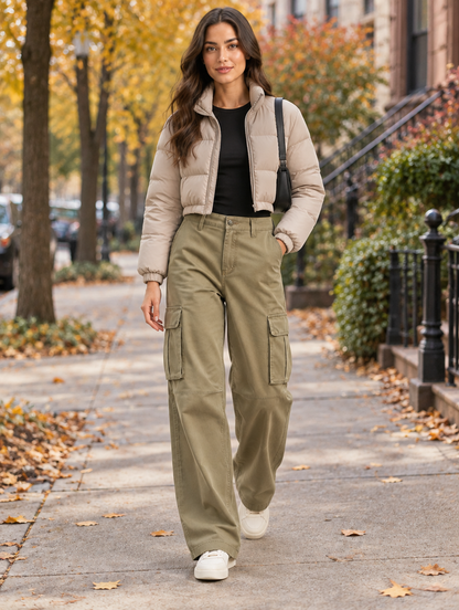Pantalon Cargo Thassos — Kaki